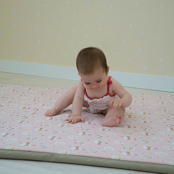 Alfombra De Juegos Acolchada para Bebés