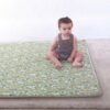 Alfombra gateo plegable - Enrollagateo animales verdes