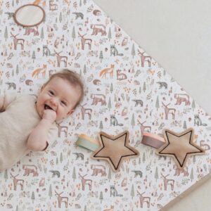 Enrollagateo Sensorial - Estampado animales del bosque